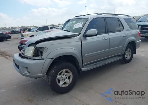 2002 Toyota Sequoia Sr5 V8 from USA, damaged, VIN 5TDZT34AX2S074772